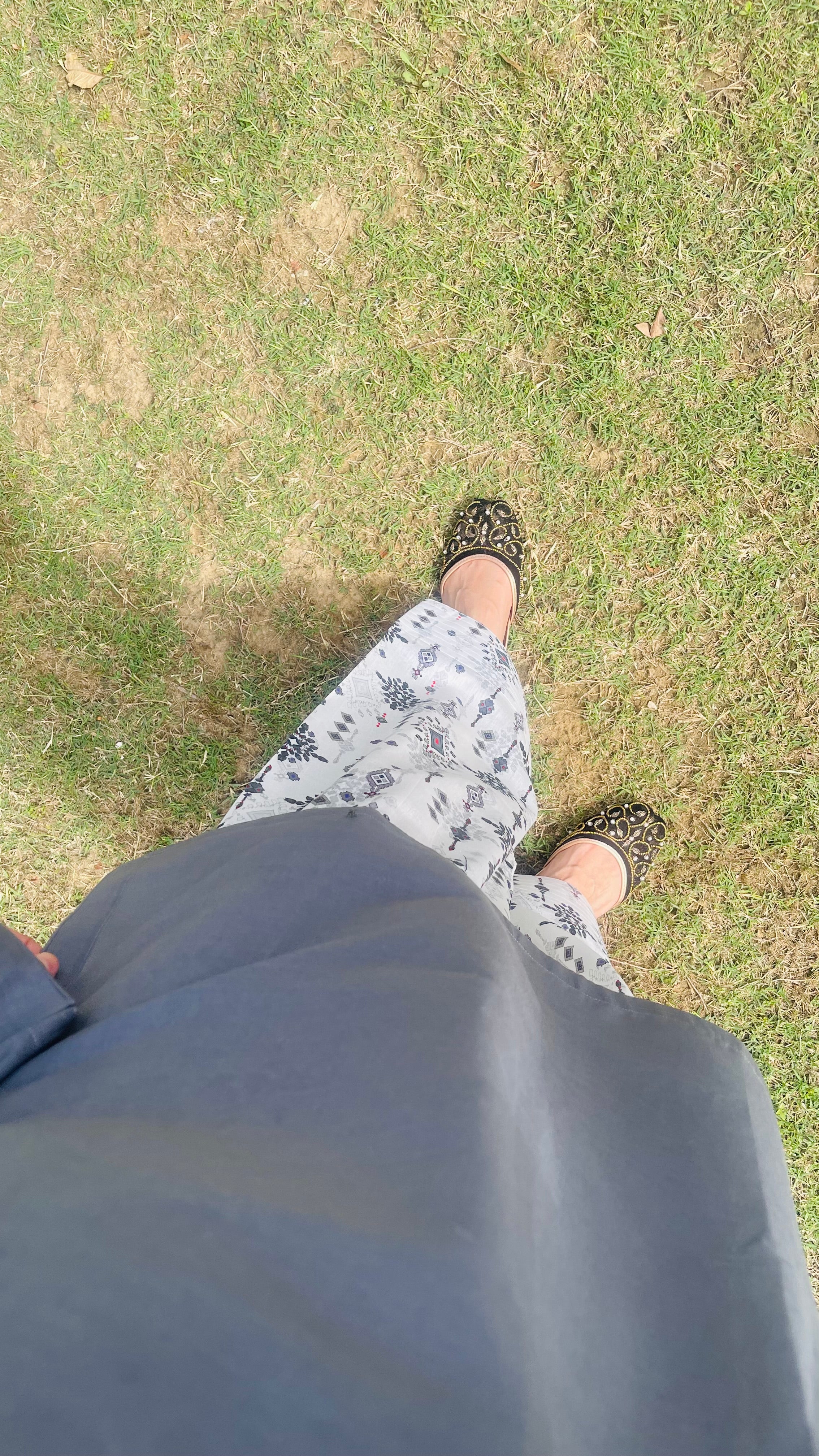 2pc Grey Farshi Shalwar Set