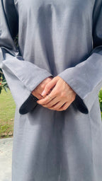 2pc Grey Farshi Shalwar Set