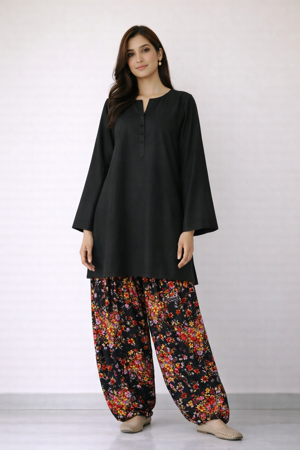 A Black Moonlit Suit