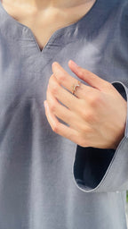 2pc Grey Farshi Shalwar Set