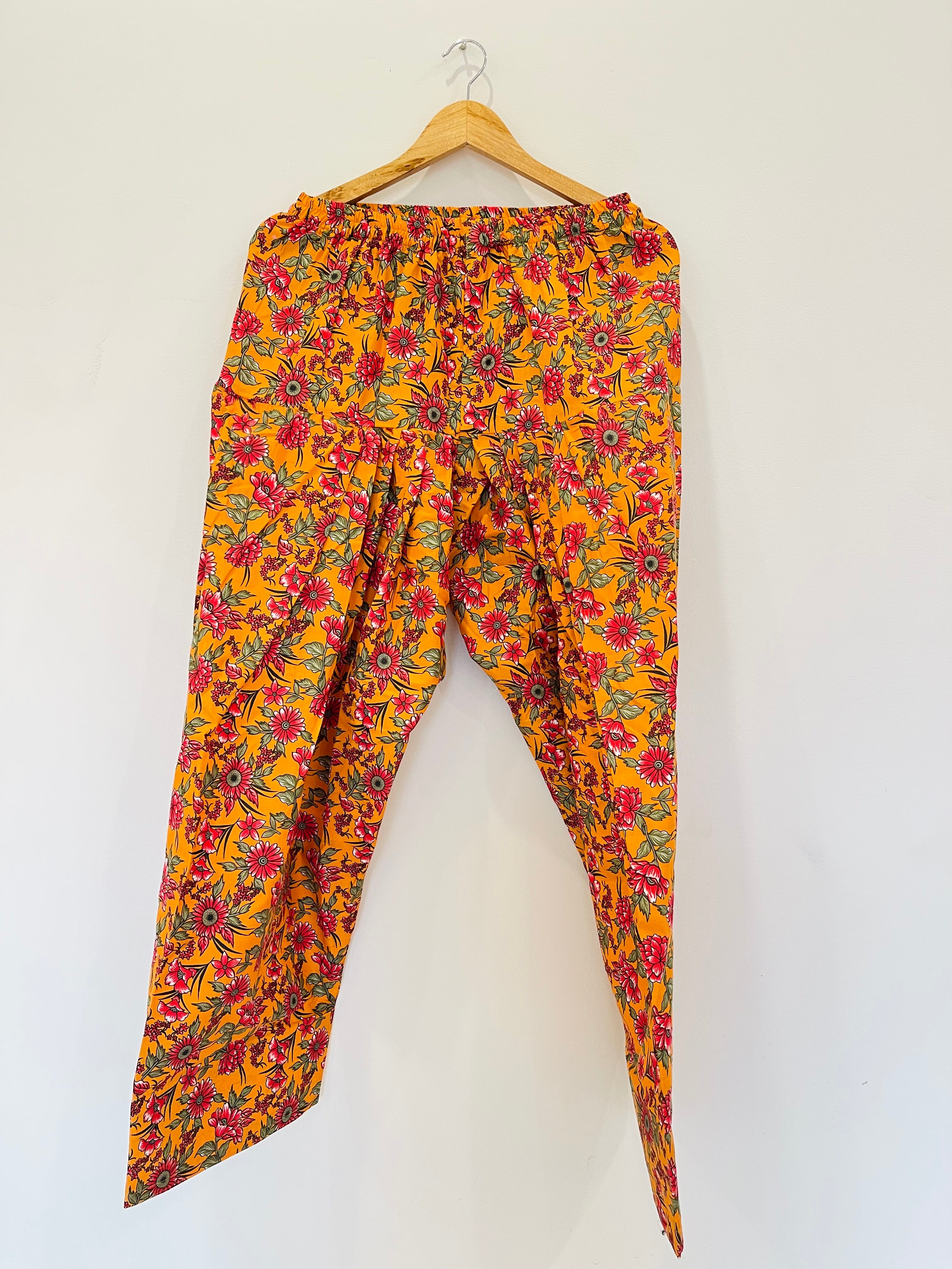 Floral Shalwar (Khaddar)