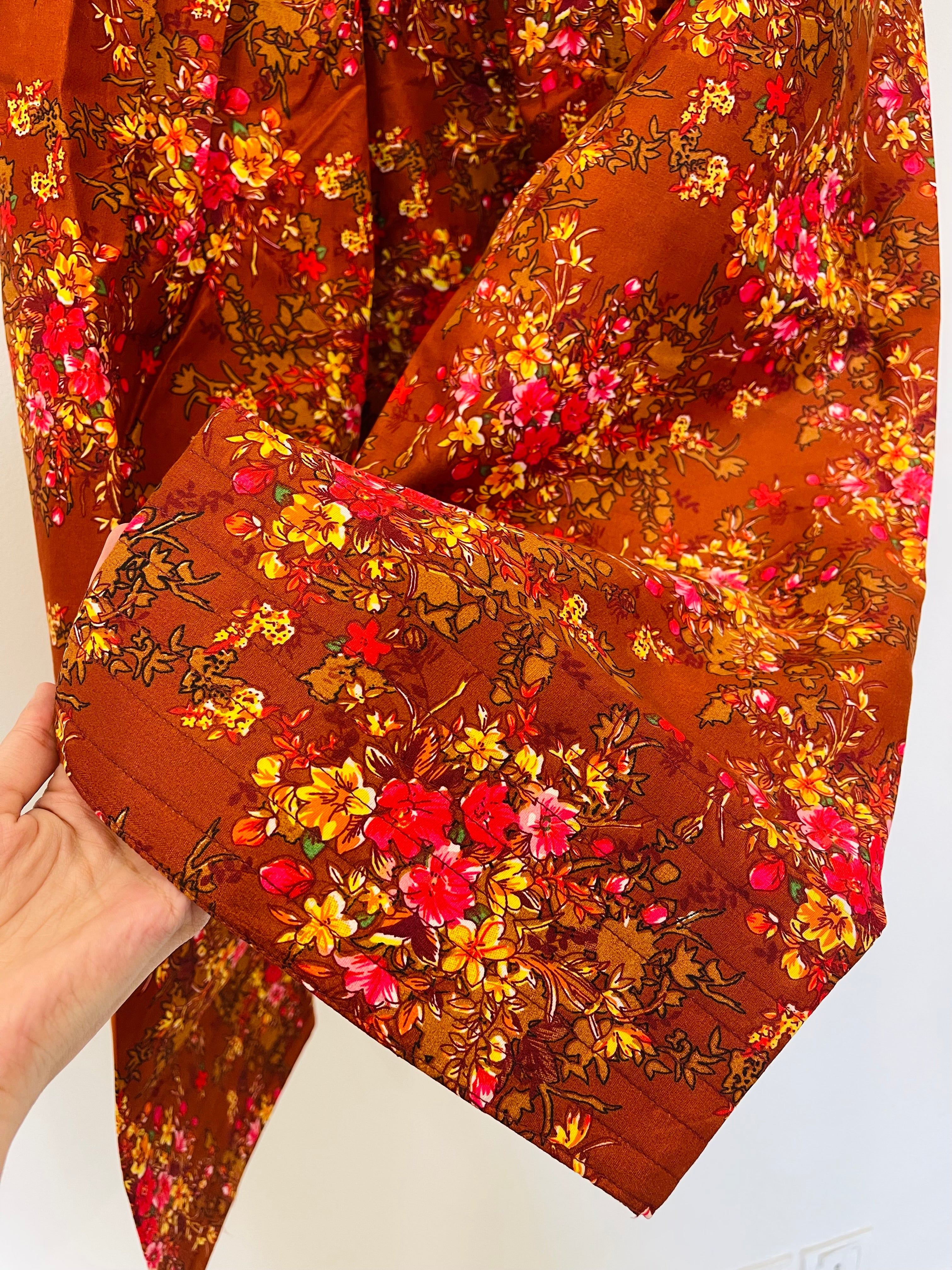 Brown Floral Shalwar