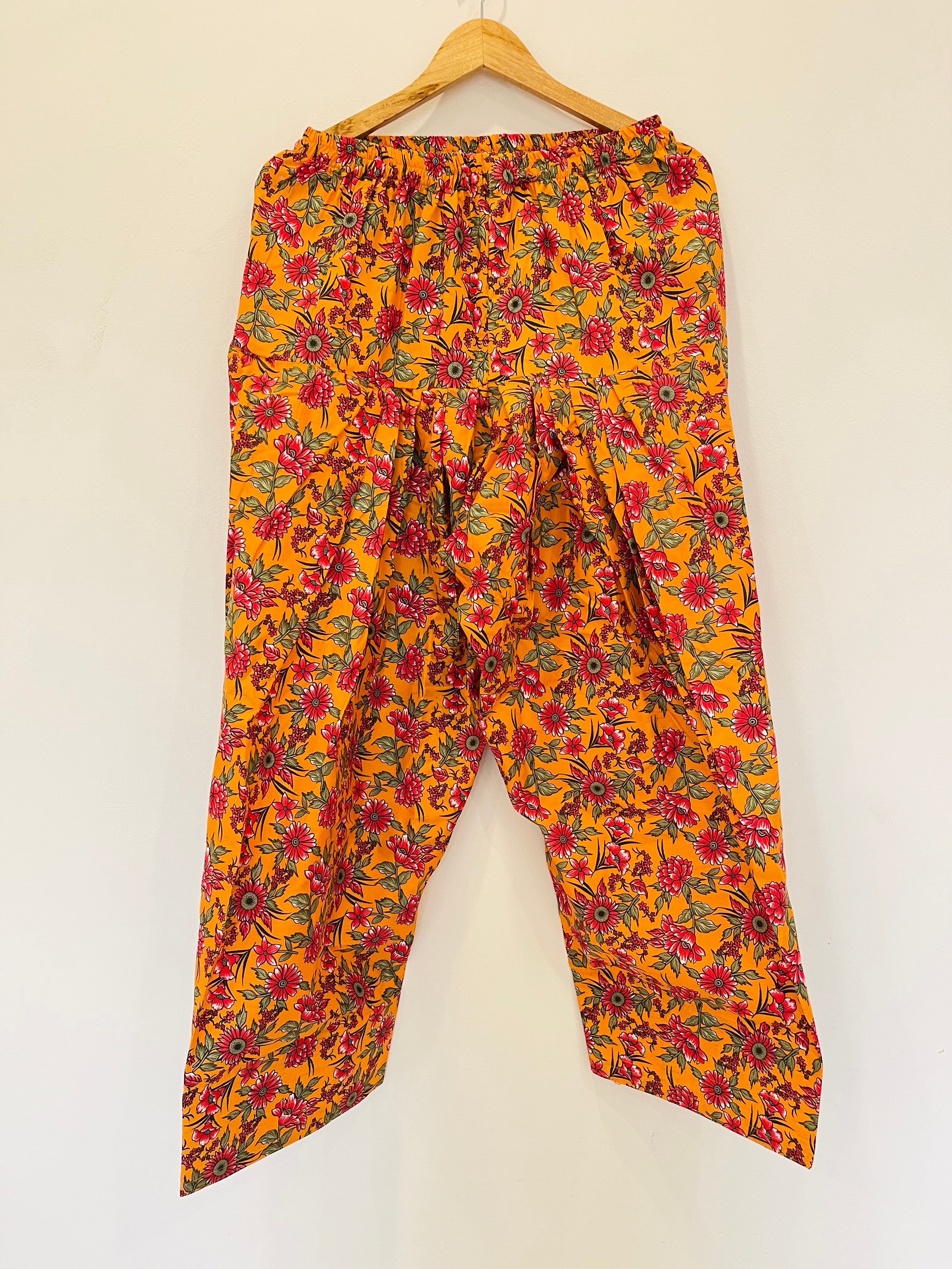 Floral Shalwar (Khaddar)