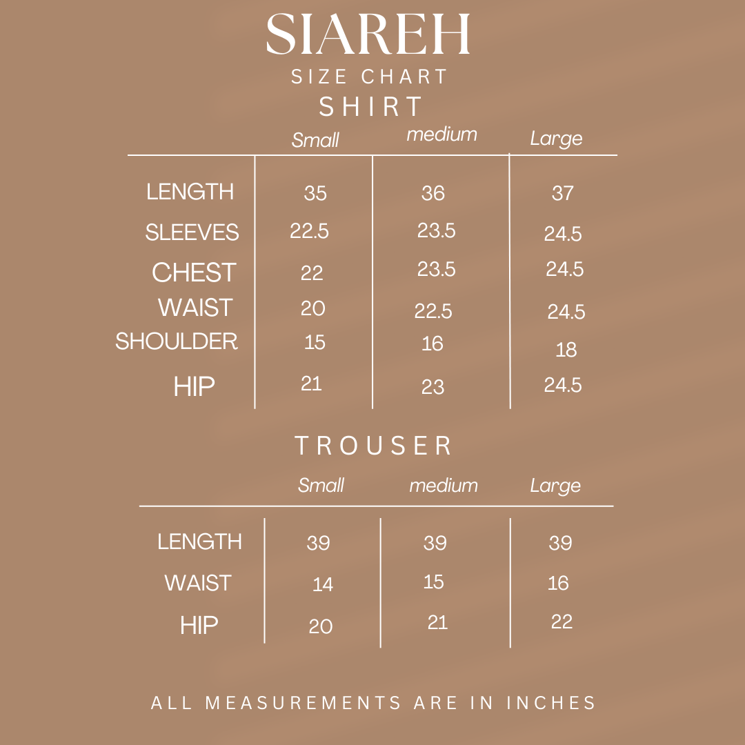 Brown Long Shirt & Straight Trouser